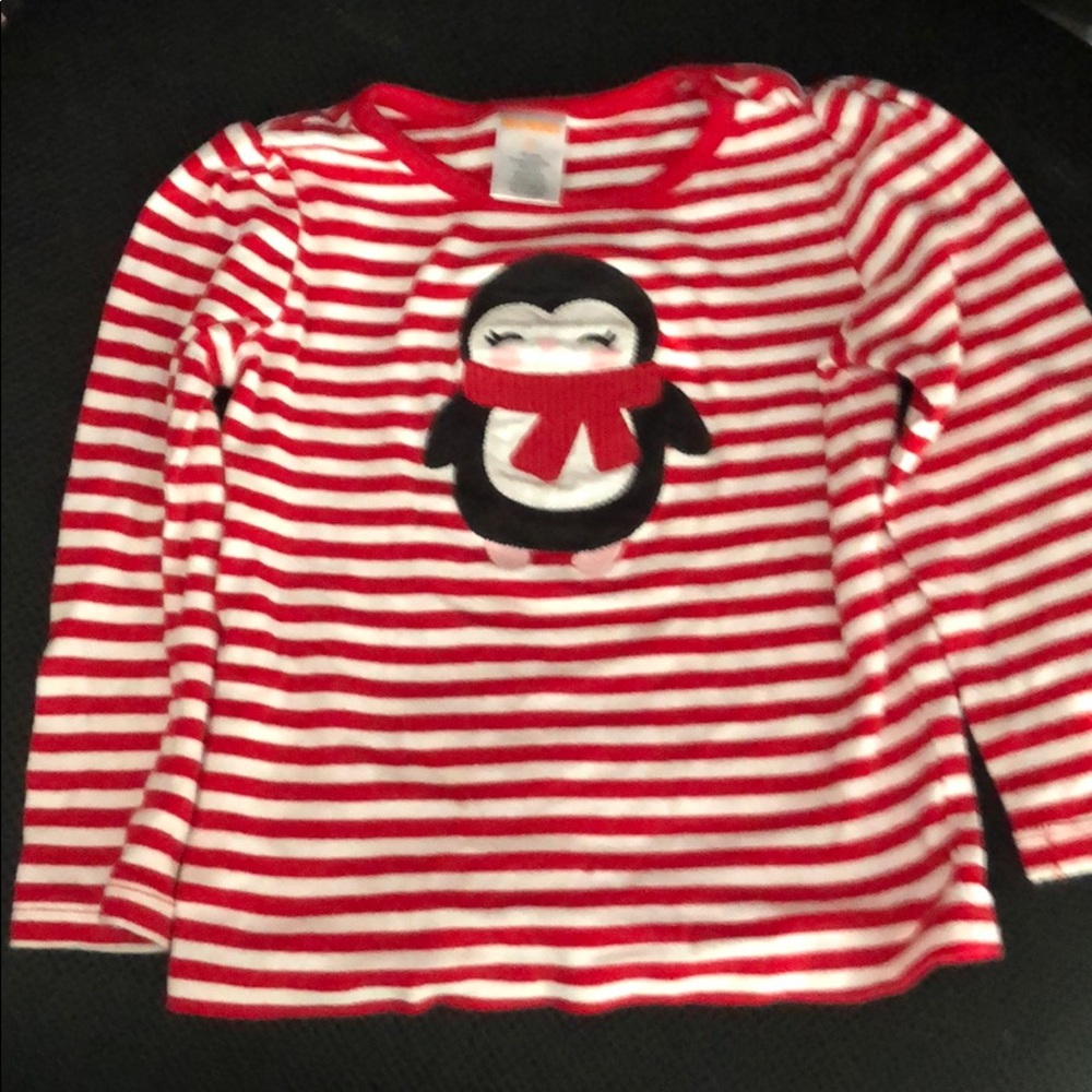 💗 5 for $25 Gymboree penguin  shirt 2T VGUC